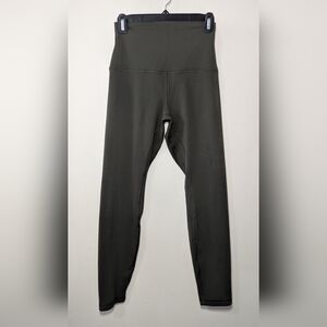 CRZ Yoga High Rise Leggings Olive Green 25" Inseam Gym Women's Size M 8/10